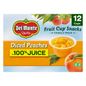 Del Monte Diced Peaches in 100% Juice Fruit Cup Snacks