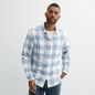 Men's Sonoma Goods For Life® Supersoft Flannel Button-Down Shirt, Size: Small, Blue Buff Check