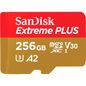 SanDisk Extreme PLUS microSDXC UHS-I Memory Card, 256GB