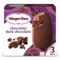 Haagen-Dazs Chocolate Dark Chocolate Ice Cream Bars, 3 Count
