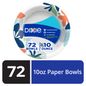 DIXIE Paper Bowls, 10 oz Disposable Bowls (Design May Vary)