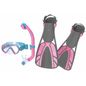 GUARDIAN Sea Star Youth Snorkeling Set - Pink Aqua