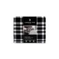 London Fog Microfiber Sheet Set, King - Black Plaid