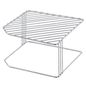 The Container Store Single Corner Shelf - Chrome - 10" Sq. x 5-1/2" H