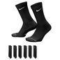 Nike Everyday Elevated Crew Socks, S - Black/White