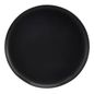 Black Ceramic Dinner Plate