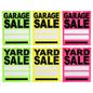 Jot Bright Garage Sale Sign, 13 x 16 in