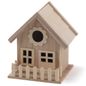 ArtMinds Wood Birdhouse With Fence - 7"