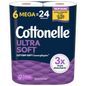 Cottonelle Ultrasoft Mega Rl Bath Tissue 6 Pk 244 Fsc Mix Sgsch Coc 005460