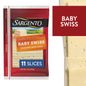 Sargento® Baby Swiss Sliced Cheese