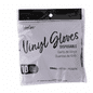 Salon Care Disposable Vinyl Gloves, Small - Black
