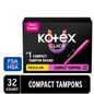 U by Kotex Tampons, Click, Compact, Regular Absorbency 32 Count
