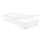 The Container Store Our Long Underbed Box with Wheels - 35-5/8" x 18-1/4" x 6-1/2"