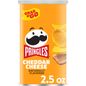 Pringles Cheddar Cheese Potato Crisps Chips, Lunch Snacks, Grab N' Go Snack Pack, 2.5 oz
