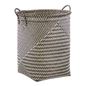 Strapping Laundry Hamper - Black & Off-White - 18" x 18" x 22"