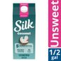 Silk Unsweet Dairy Free Vegan Coconut Milk