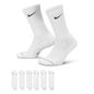 Nike Everyday Elevated Crew Socks, L - White/Black