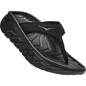 HOKA Women's Ora Recovery Flip Sandal - Black & Dark Gull Gray - 8
