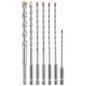 Bosch 7-Piece Impact Tough High-speed Steel Masonry Drill Bit for Hammer Drill Set
