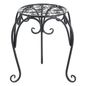 Black Metal Plant Stand, Medium