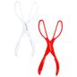 McCormick Plastic Salad Tongs - Red