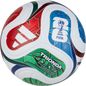adidas FIFA World Cup 2026 Trionda League Soccer Ball, Size 5 - White/Solar Blue/Red/Lime