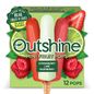 Outshine Strawberry, Lime, and Raspberry Frozen Mini Fruit Pops,Variety Pack, 12 Count