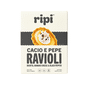 Ripi Cacio e Pepe Ravioli with Black Pepper, Romano & Parmesan Cheese