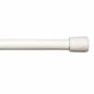 7/16" White Spring Curtain Rod, 18-28"