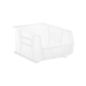 Stackable Plastic Utility Bin - Clear - Medium 16" x 11" x 8" H