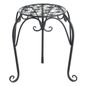 Black Metal Plant Stand, Large