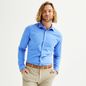 Apt. 9 Men's ® Slim Fit Wrinkle Free Dress Shirt, Size: Large-36/37, Beatrix Blue