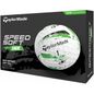 TaylorMade 2024 SpeedSoft Ink Golf Balls - White & Green