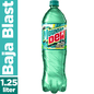 Mountain Dew Baja Blast Soda Tropical Lime 1.25 Liter