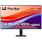 LG 27" IPS FHD 120Hz Monitor With HDR10 HDMI - Black