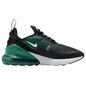 Nike Kids' Grade School Air Max 270 Shoes, Size 5.5, Medium/D - Green, Black & White