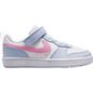 Nike Kids' Preschool Court Borough Low Recraft Shoes, Size 3, Medium/B - White/Pink Rise-Football Grey