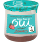 Yoplait Oui Strawberry Coconut Based Dairy Free Yogurt Alternative, Glass Yogurt Jar