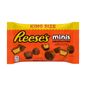 Reese's Minis Milk Chocolate Unwrapped King Size Peanut Butter Cups, Candy Bag, 2.5 oz