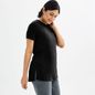 Tek Gear Women's ® Short Sleeve Tunic Tee, Size: Small, Mineral Black