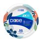DIXIE Paper Plates, 8.5 Inch Lunch/Dinner Plate (Design May Vary)