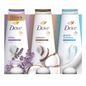 Dove Body Wash Relaxing, Gentle Exfoliating & Restoring 3 Pack