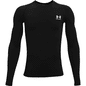 Under Armour Boys' HeatGear Armour Long Sleeve T-Shirt - 001 Black & Pitch Grey - XS