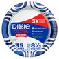 DIXIE Paper Plates, 8.5 Inch Lunch/Dinner Plate (Designs May Vary)
