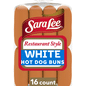 Sara Lee 16 ct, Restaurant Style, Hot Dog Buns, Hot Dog Buns, 28 oz