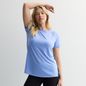 Women's Tek Gear® Essential Short Sleeve Tunic Tee, Size: Large, Peri Pulse