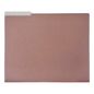 TUL Vegan Leather File Folder With Pocket, Letter Size - Mauve