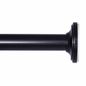 Sunzero 5/8" Black Tension Curtain Rod, 28-60"