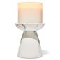 Marble Pedestal 3-Wick Candle Holder