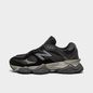 New Balance 9060 Grade-School Shoes, Size 7 - Black